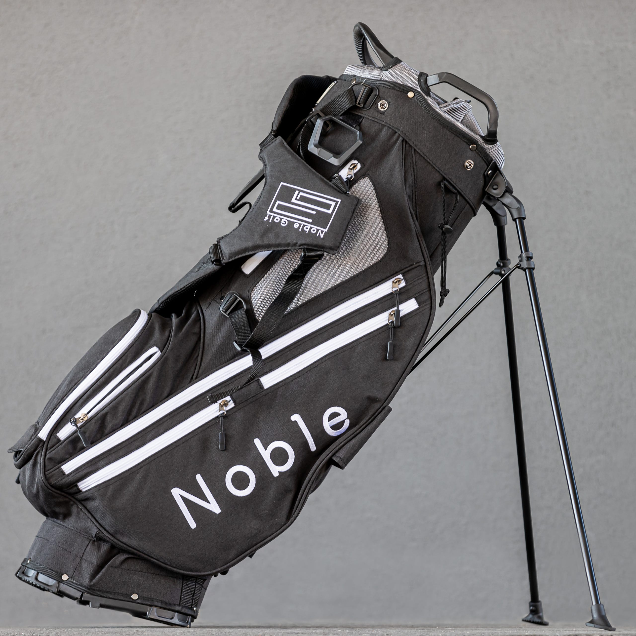 Noble Performance Hybrid stand bag black/white 